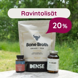 Ravintolisi 20 %